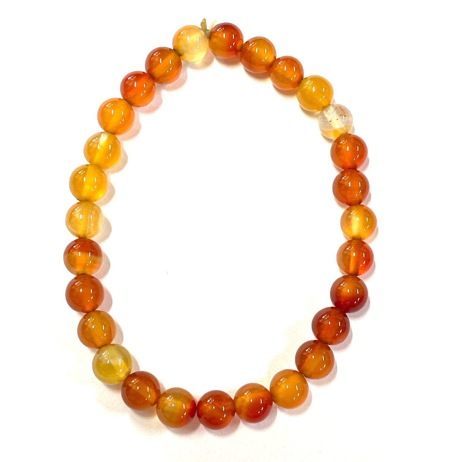Carnelian Beads Bracelet 6mm Carnelian Beads Bracelet 6mm